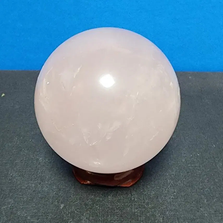 [BUNJANG] Rose Quartz Crystal Ball &amp; Obelisk Set with Stand / 로즈쿼츠 원석 볼+오벨리스크 세트+받침대