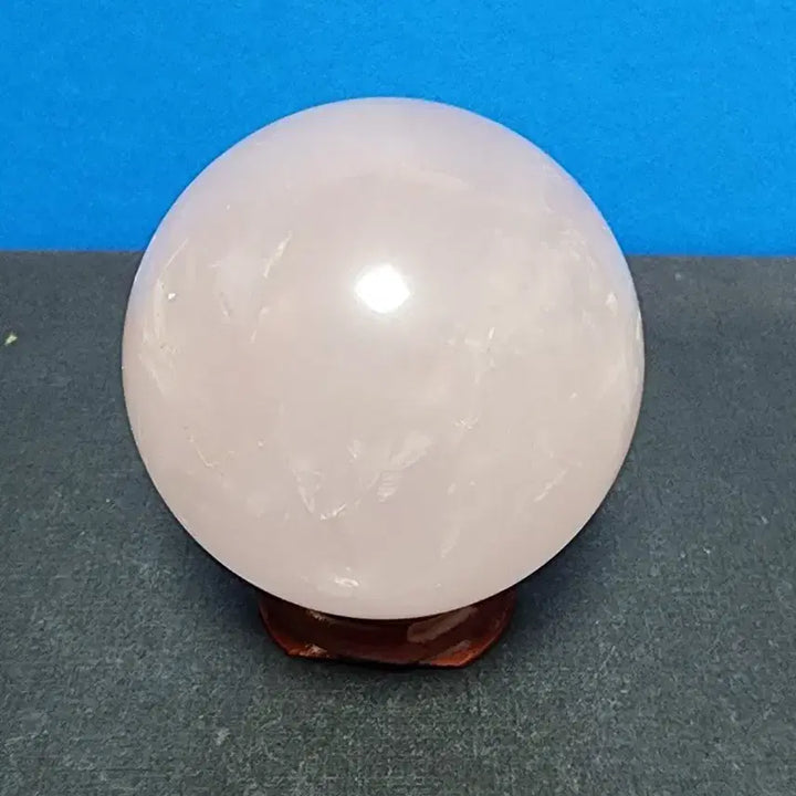 [BUNJANG] Rose Quartz Crystal Ball &amp; Obelisk Set with Stand / 로즈쿼츠 원석 볼+오벨리스크 세트+받침대