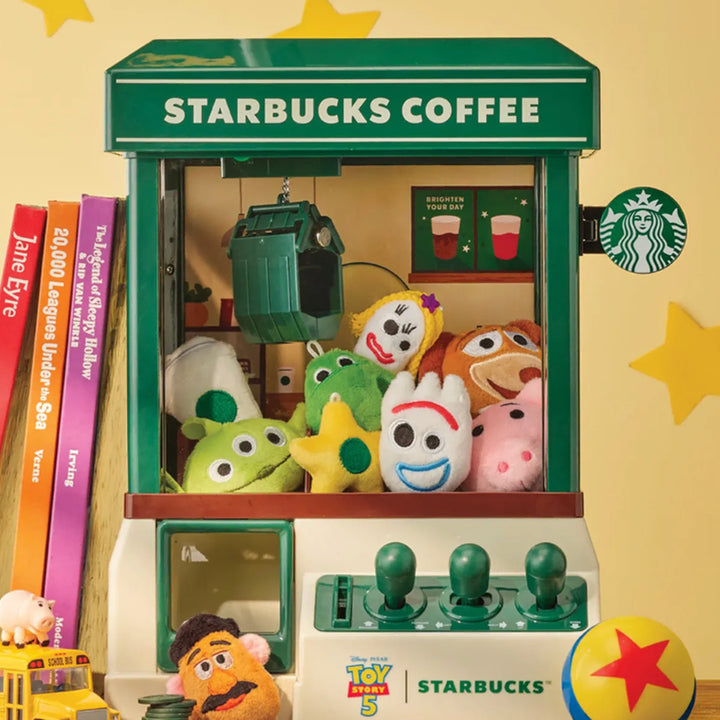 [BUNJANG] Starbucks Disney Pixar Toy Story Alien Forky Gachapon Machine Toy / 스타벅스 토이스토리 정품 인형 뽑기 키링 가챠 머신 기계 장난감 슬롯 새 상품 디즈니 픽사 알린 포키
