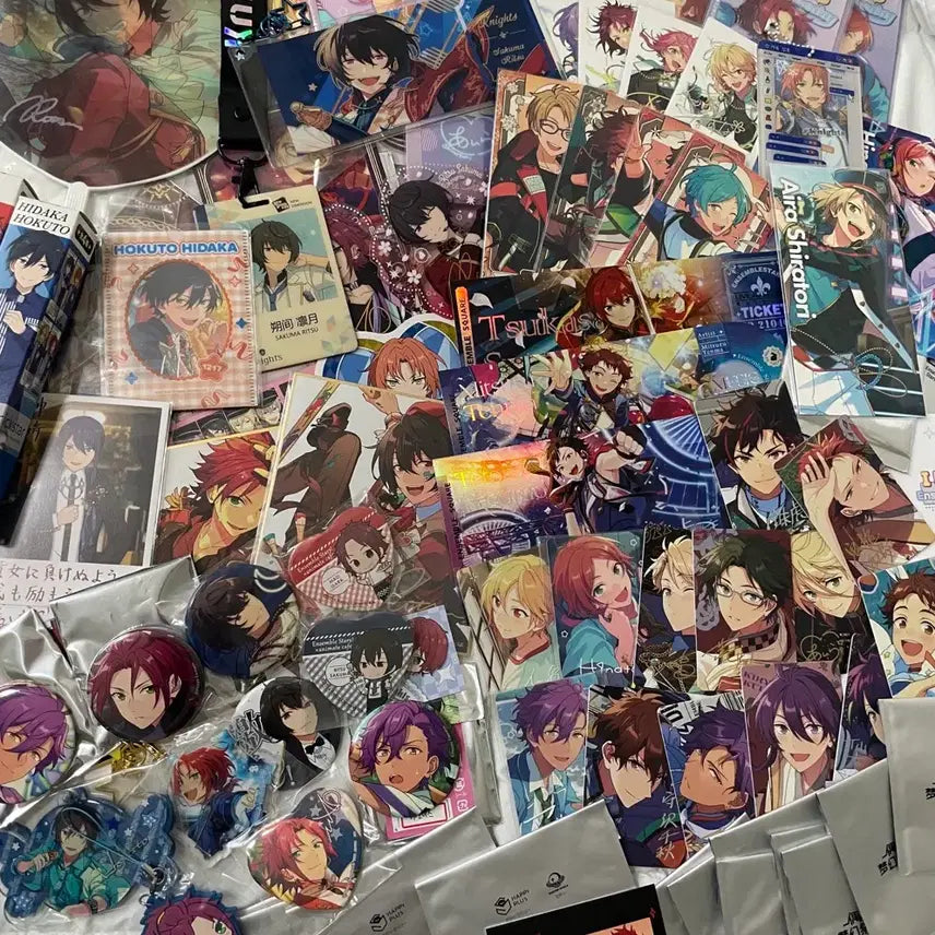 [BUNJANG] Ensemble Stars! Bundle Set PASHAMini Ticket Can Badge Photocard Arcana / 앙스타 일괄 판매 앙상블스타즈파샤라이브티켓캔뱃지포카아르카나리츠마오