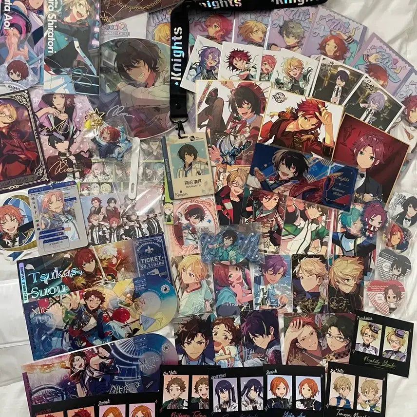 [BUNJANG] Ensemble Stars! Bundle Set PASHAMini Ticket Can Badge Photocard Arcana / 앙스타 일괄 판매 앙상블스타즈파샤라이브티켓캔뱃지포카아르카나리츠마오