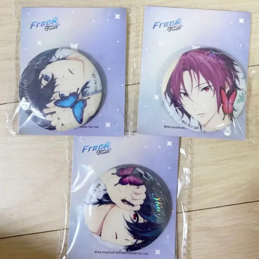 [BUNJANG] Free! Butterfly Haruka Rin Ikuya Magnetic Can Badges Bundle Set / 프리! free! 버터플라이 나비 하루카 린 이쿠야 자석 캔뱃지 일괄