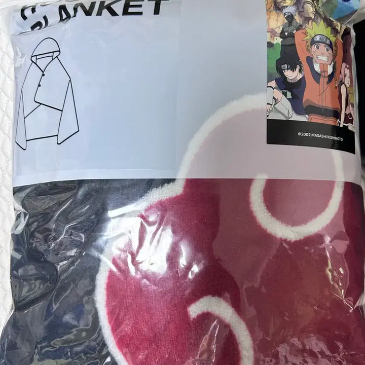 [BUNJANG] Naruto Akatsuki Cloak Blanket / 나루토 아카츠키 망토담요