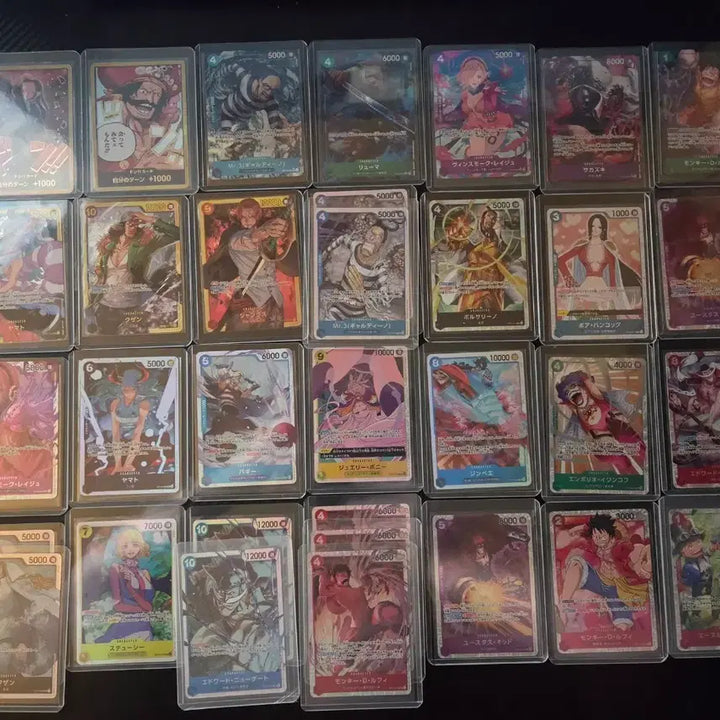 [BUNJANG] One Piece Robin Gold SR, Roger Gold SR, and More Trading Cards / 원피스 일카) 로빈 금둥 sr 페레 등등