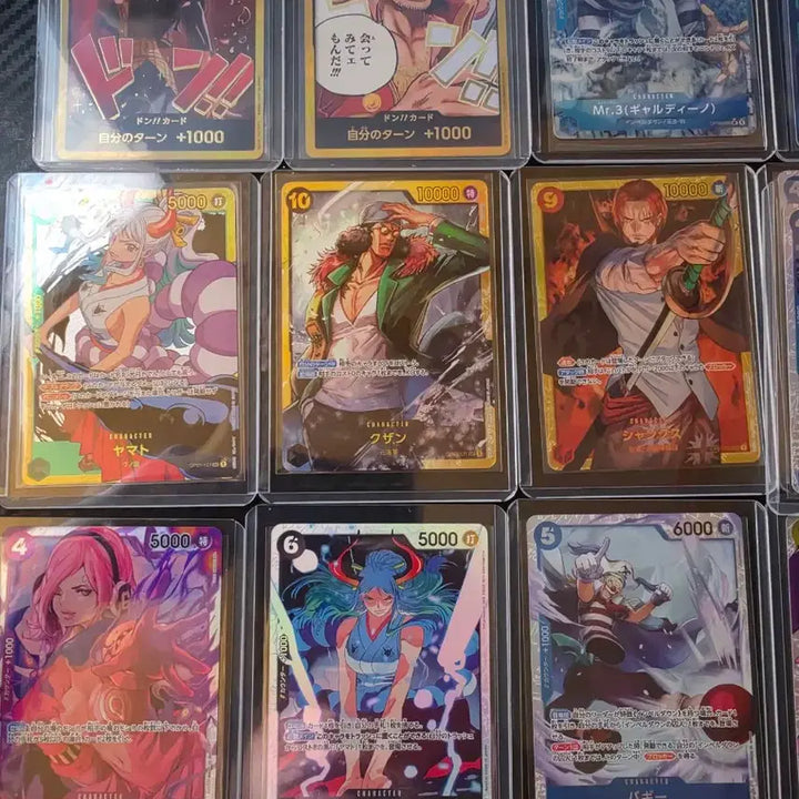 [BUNJANG] One Piece Robin Gold SR, Roger Gold SR, and More Trading Cards / 원피스 일카) 로빈 금둥 sr 페레 등등