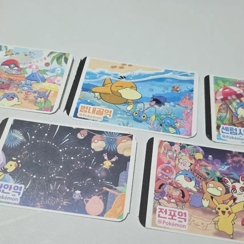 [BUNJANG] Pokemon Mega Festa Busan Subway Ticket Set / 포켓몬 메가페스타 부산 도시철도 승차권 세트