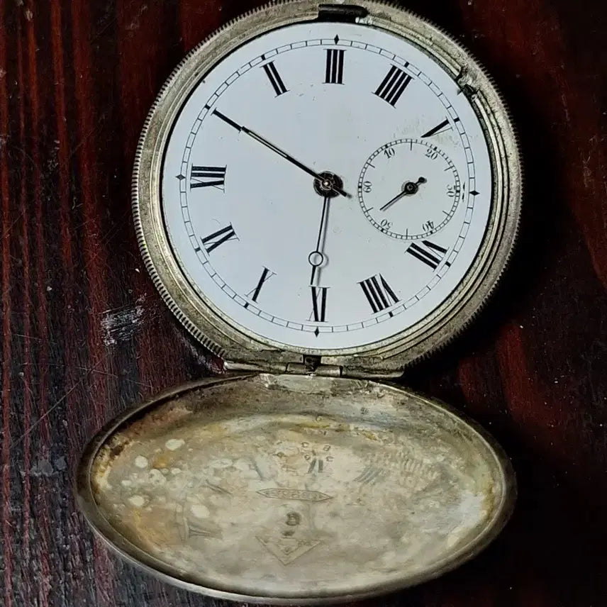 [BUNJANG] Vintage Silver Pocket Watch / 오래된  은 회중시계