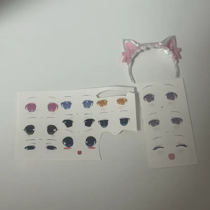 [BUNJANG] Azondoll Pureneemo Rika Bryce Doll Purip Water Decal Headband Set / 전자거리 페코페코 데칼 아존돌 퓨어니모 리카 브라이스돌 푸리프