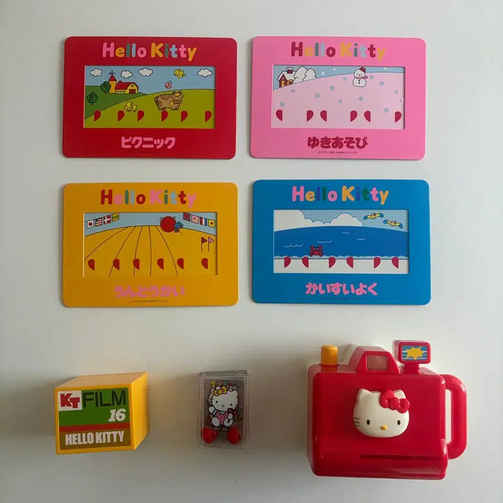 [BUNJANG] Hello Kitty 1989 Classic Camera Toy with Slides and Film / 고전 키티 카메라 완구, 카메라 장난감