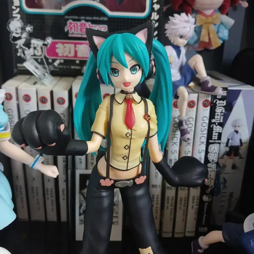 [BUNJANG] Sega Hatsune Miku Nyanko Miku Vocaloid Figure / 프디바 프로젝트 디바 하츠네 미쿠 보컬로이드 냥코미쿠 피규어 세가 고전 미소녀 피규어