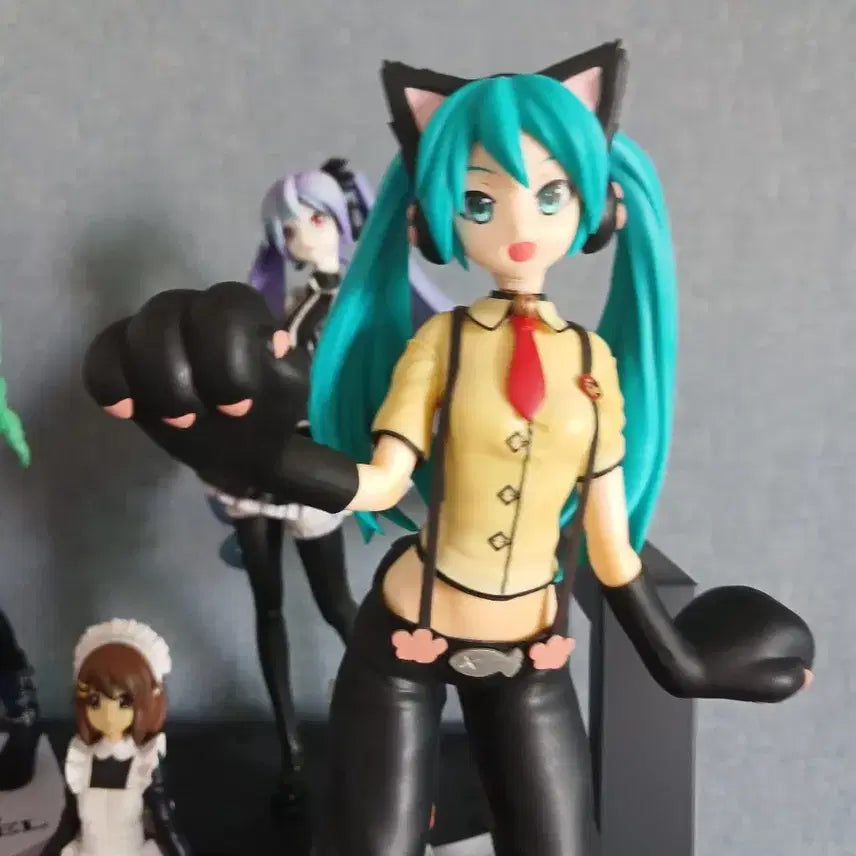 [BUNJANG] Sega Hatsune Miku Nyanko Miku Vocaloid Figure / 프디바 프로젝트 디바 하츠네 미쿠 보컬로이드 냥코미쿠 피규어 세가 고전 미소녀 피규어