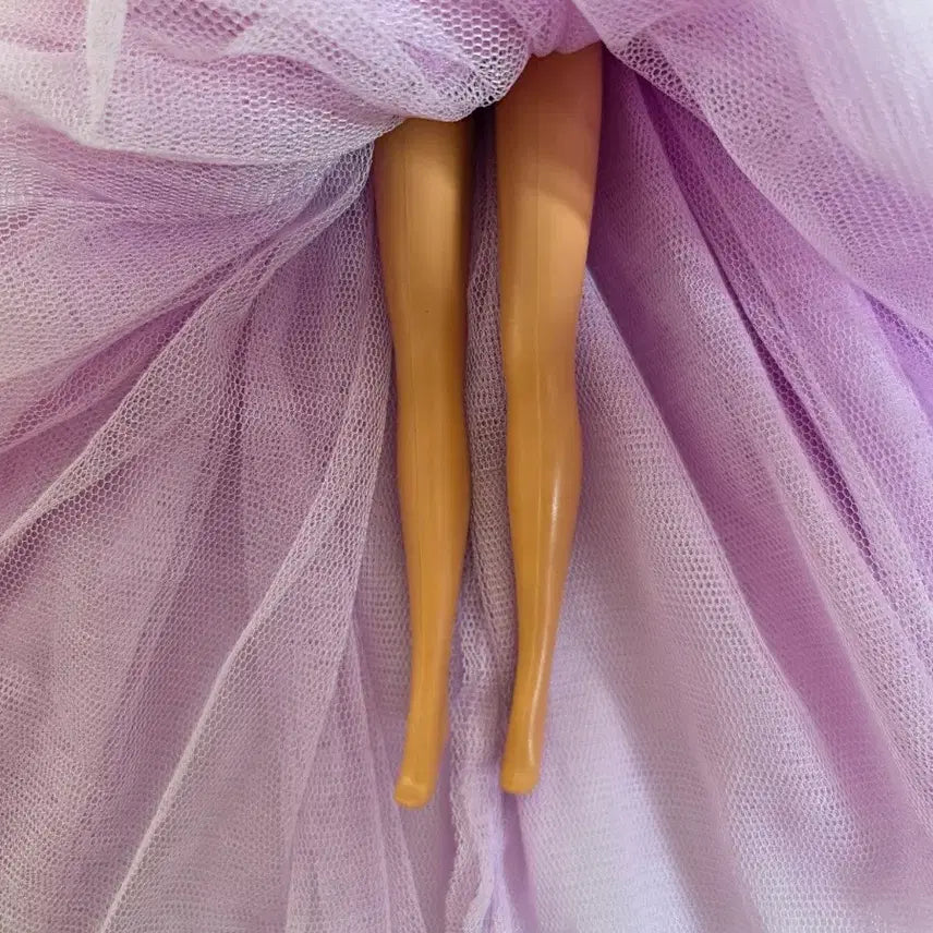 [BUNJANG] Vintage Barbie Doll Lavender Dress / 빈티지 바비 인형 드레스 라벤더