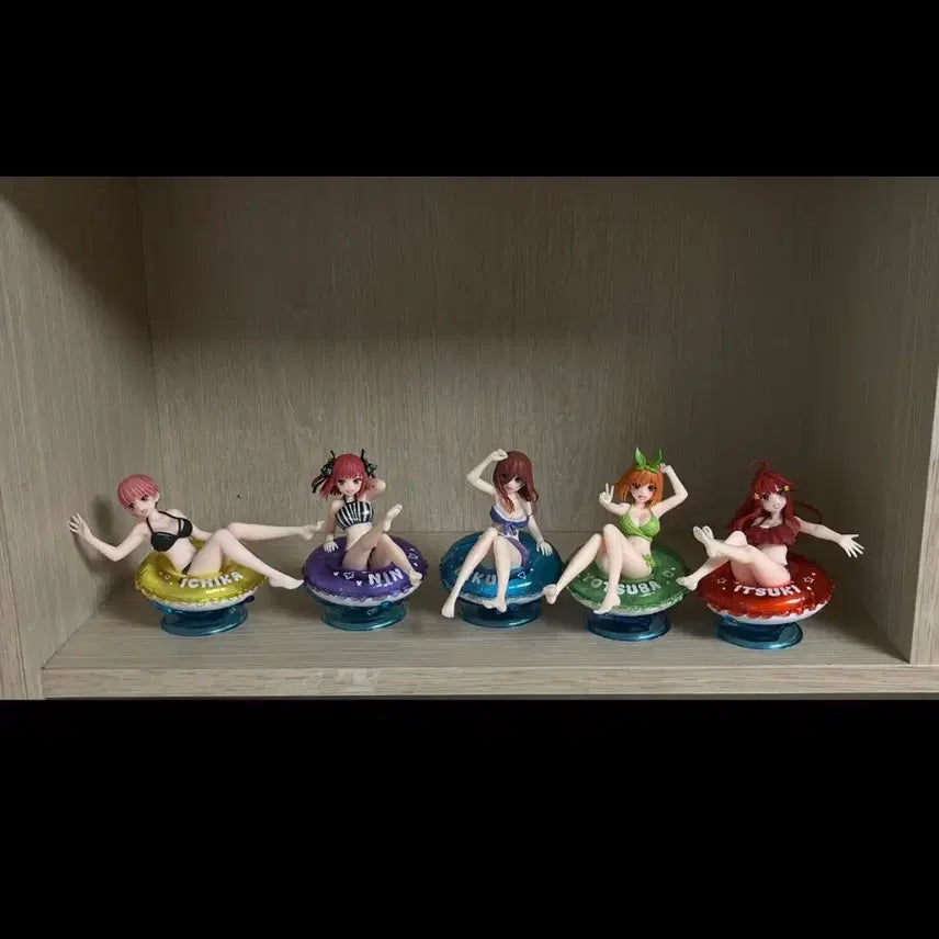 [BUNJANG] The Quintessential Quintuplets Aqua Float Figure Bundle Set (Box Included) / 5등분의 신부 아쿠아 플로트피규어 5개 일괄(박스O)