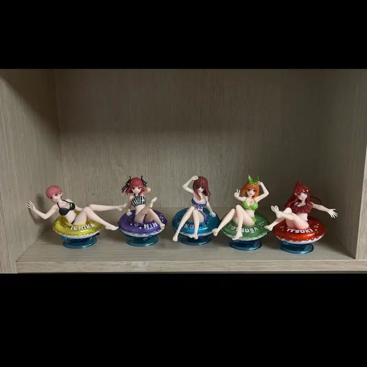 [BUNJANG] The Quintessential Quintuplets Aqua Float Figure Bundle Set (Box Included) / (5개 일괄)5등분의 신부 아쿠아 플로트피규어(박스O)