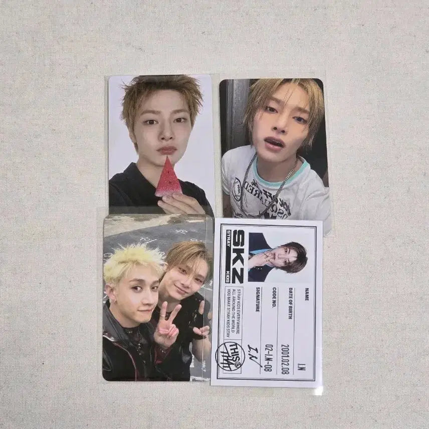[BUNJANG] Stray Kids This&amp;That I.N Jeongin Bundle Set Photocard / (일괄)스트레이키즈 스키즈 디스앤댓 This&amp;That 아이엔 정인 포카세트