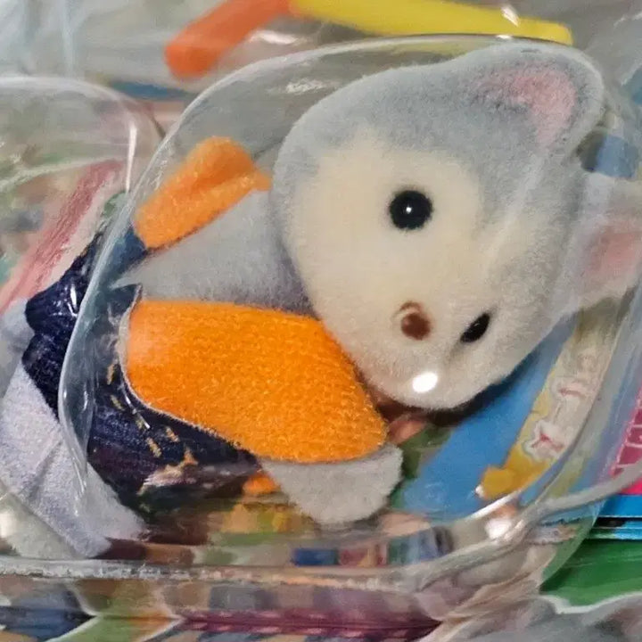 [BUNJANG] Sylvanian Families Adventure Blind Bag Mining Pickaxe Miner Husky Baby (Standing) / 실바니안 어드벤처 블라인드백 광산 곡괭이 광부 허스키 아기 직립