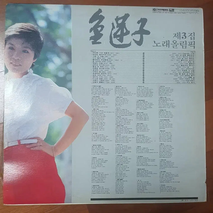 [BUNJANG] Kim Yeon-ja Olympic Song Collection Vol. 3 LP / 김연자 노래올림픽 제3집lp