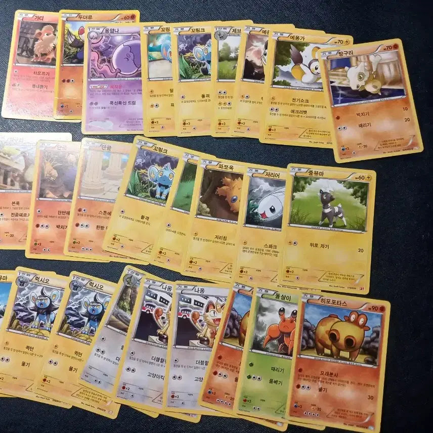 [BUNJANG] Pokemon Card Bulk Set (BW) / 포켓몬카드 bw 일반카드 158장 팝니다(b~c)