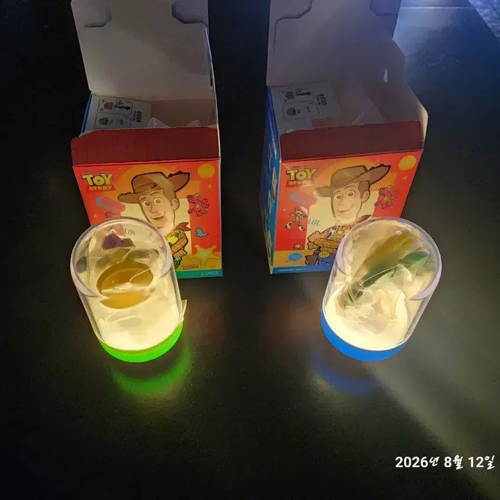 [BUNJANG] Disney Pixar Toy Story Buzz Lightyear &amp; Lilypad Figure Lamp Set / 일괄) 토이스토리 피규어 램프 무드등 새상품