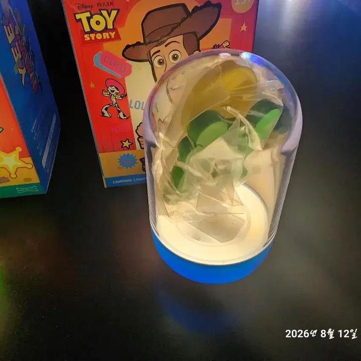 [BUNJANG] Disney Pixar Toy Story Buzz Lightyear &amp; Lilypad Figure Lamp Set / 일괄) 토이스토리 피규어 램프 무드등 새상품