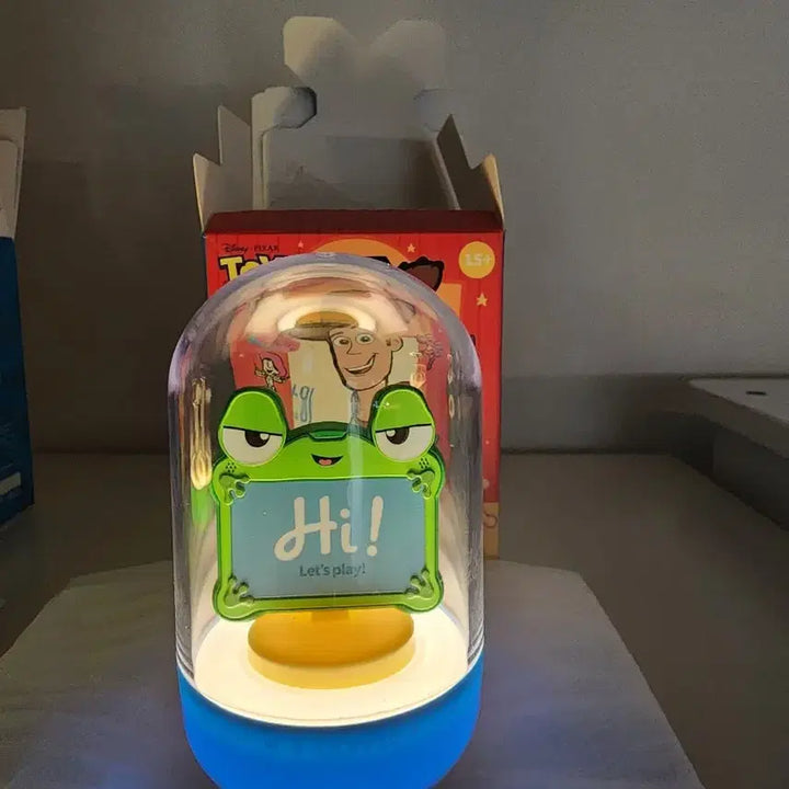 [BUNJANG] Disney Pixar Toy Story Buzz Lightyear &amp; Lilypad Figure Lamp Set / 일괄) 토이스토리 피규어 램프 무드등 새상품