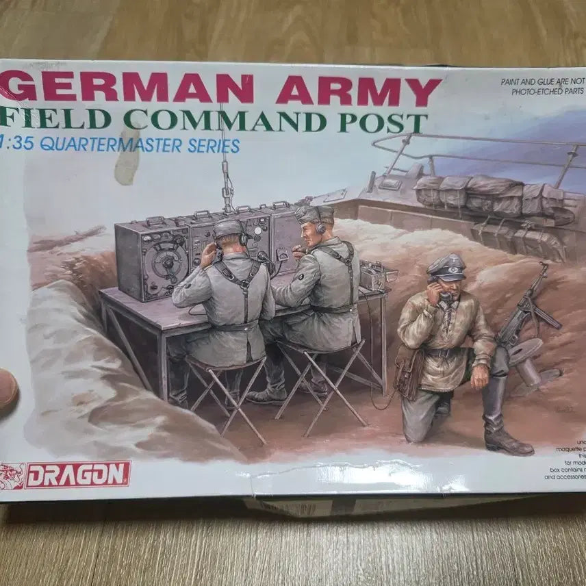[BUNJANG] Dragon 1/35 German Army Field Command Post Diorama Kit / 고전프라 드래곤 1/35 독일군 야전 지휘소