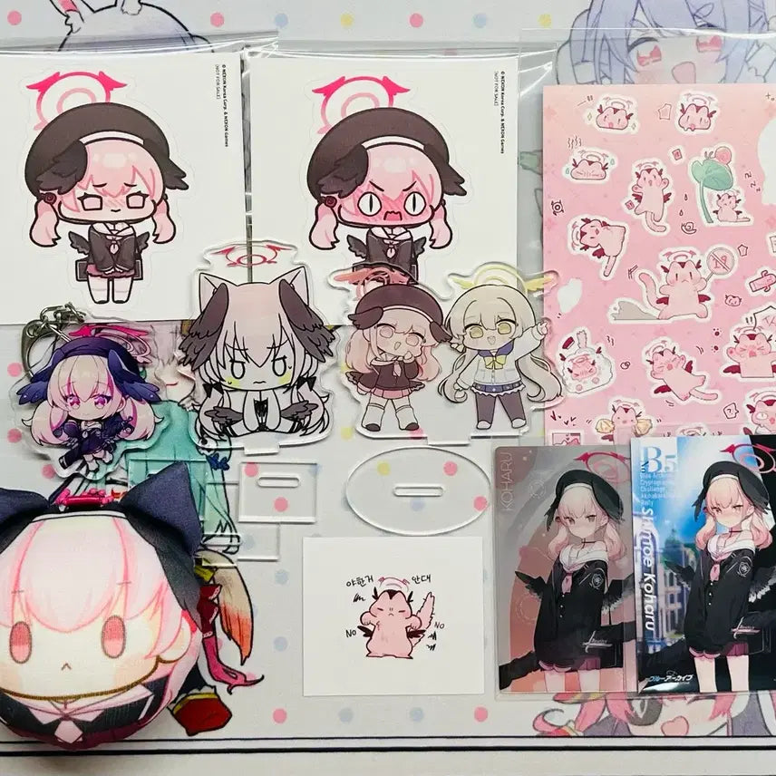 [BUNJANG] Blue Archive Koharu Goods Set / 블루아카이브 코하루 굿즈 세트