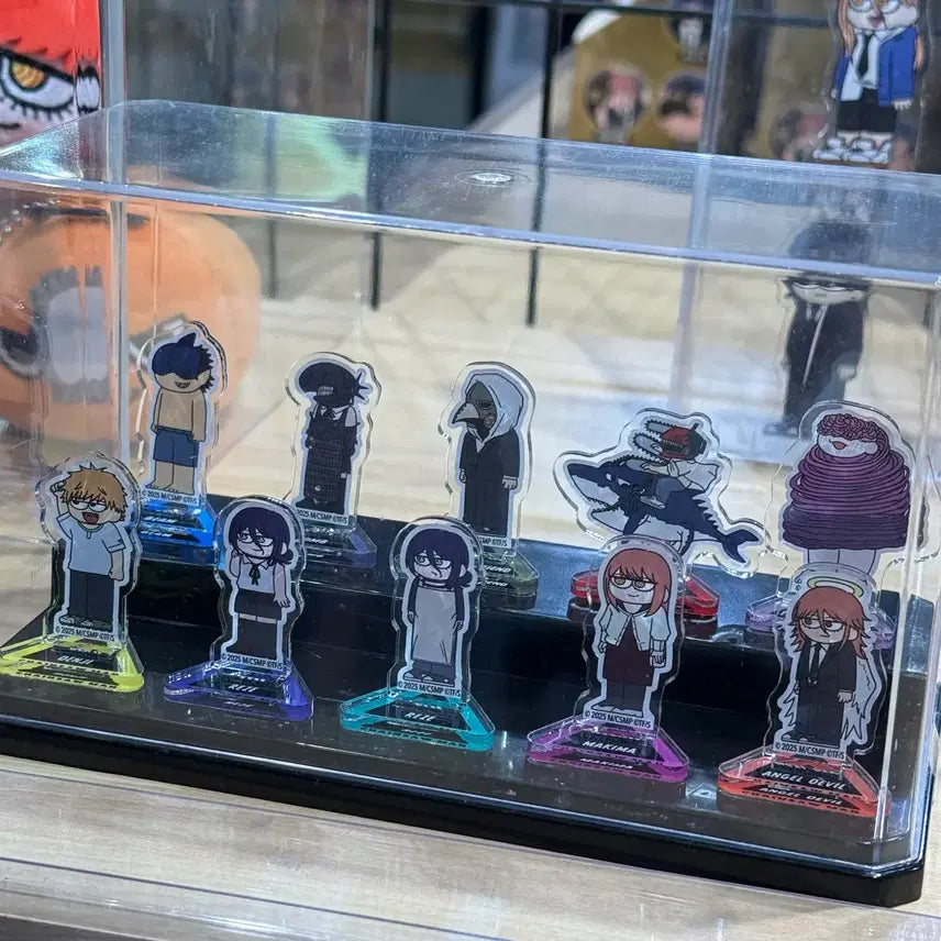 [BUNJANG] Chainsaw Man Jirori Acrylic Stand Complete Set (10 Types, Sealed) / 체인소맨 지로리 아크릴스탠드 미개봉 1box 10종 일괄 덴지 레제 마키마 폭력의마인 폭풍의악마 빔 천사의악마