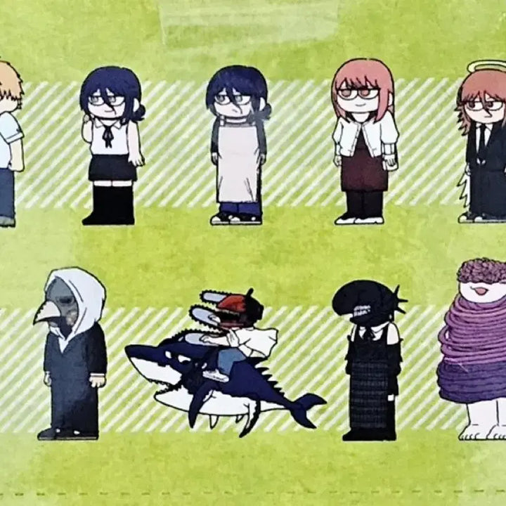[BUNJANG] Chainsaw Man Jirori Acrylic Stand Complete Set (10 Types, Sealed) / 체인소맨 지로리 아크릴스탠드 미개봉 1box 10종 일괄 덴지 레제 마키마 폭력의마인 폭풍의악마 빔 천사의악마