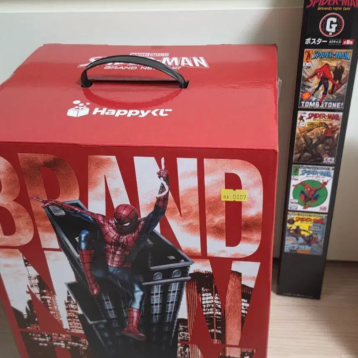 [BUNJANG] Happy Kuji Marvel Spider-Man Brand New Day A Prize Spider-Man Swing Figure + G Prize Poster / 해피쿠지 마블 스파이더맨 브랜드 뉴 데이 A상 스파이더맨스윙피규어 + G상 포스터