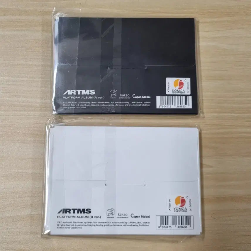 [BUNJANG] ARTMS QR Ver. A, B Photocard Set (Sealed) / artms 아르테미스 QR.ver A,B 미개봉