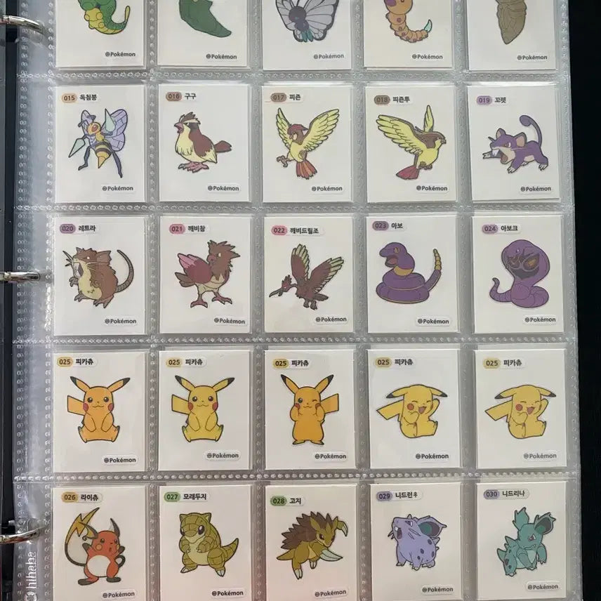 [BUNJANG] Pokemon Stamper Collection Set (Gen 1-4, 9, Halloween, Winter, 30th Anniversary Artwork) / [풀세트] 포켓몬스터 띠부씰 1세대 2세대 할로윈 아트웍 등