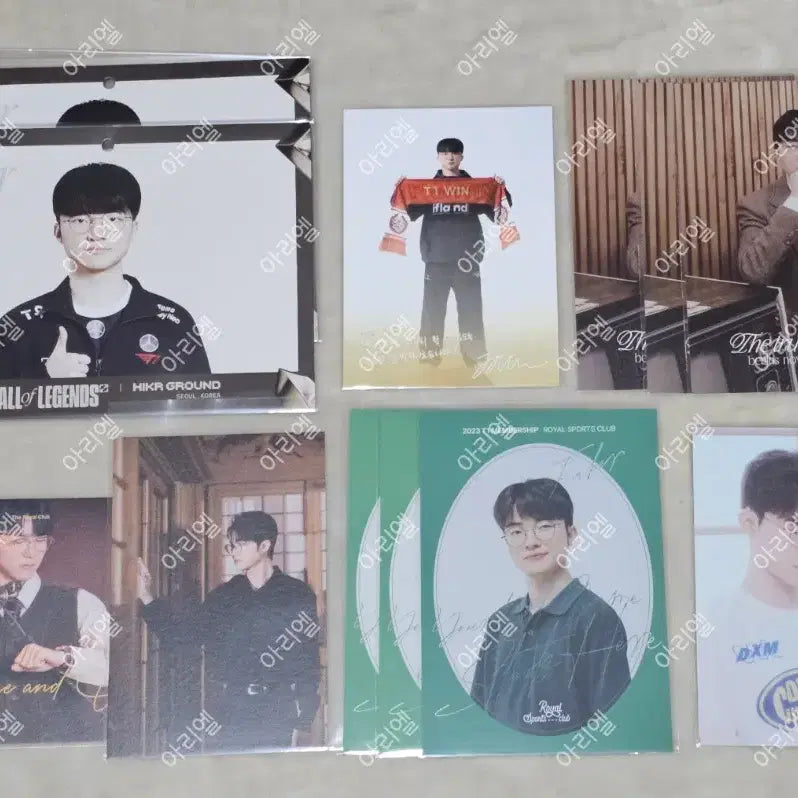 [BUNJANG] T1 Faker Photocard Bundle Set / T1 페이커 포카 굿즈 일괄