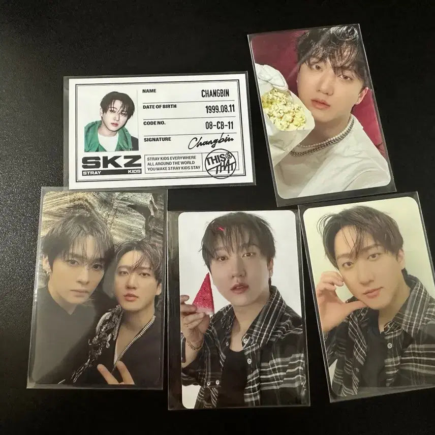 [BUNJANG] Stray Kids Changbin Bundle Set Photocard / 디스앤댓 창빈 포카 일괄