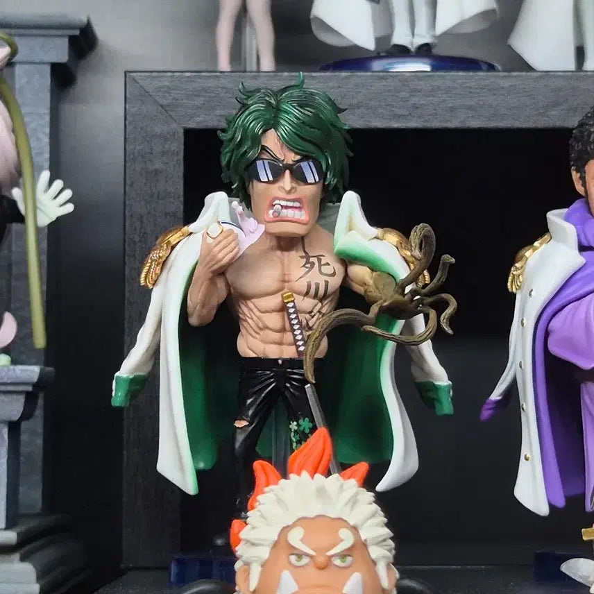 [BUNJANG] M4 Studio One Piece Resin Figures - Rocoq &amp; Fujitora Bundle Set / M4 studio 원피스 레진 피규어 로코큐&amp;후지터라 일괄