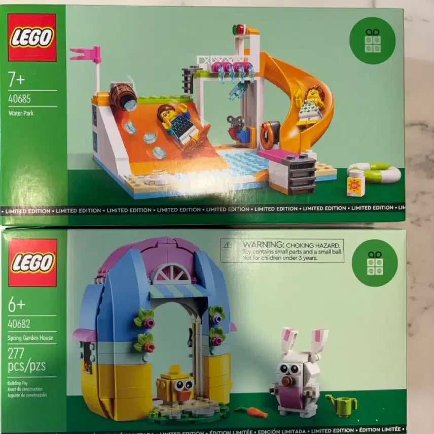 [BUNJANG] LEGO 40685 Water Park &amp; 40682 Spring Garden House Bundle Set / 레고 40685 , 40682 새제품 일괄 판매합니다