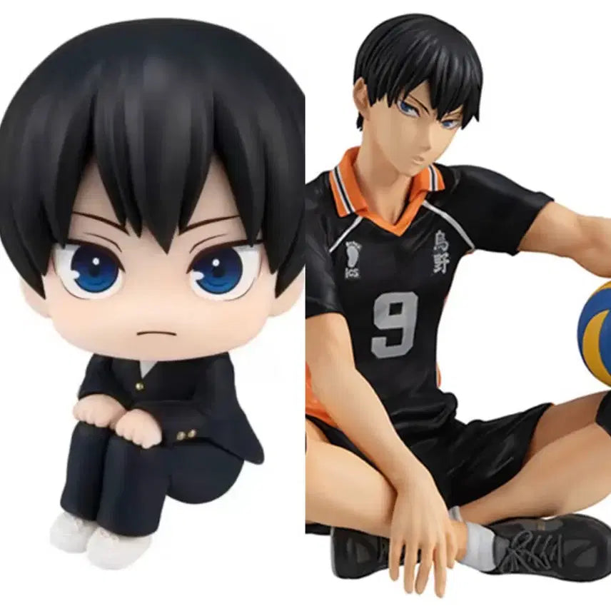 [BUNJANG] Haikyuu!! Kageyama Tobio School Uniform Look Up Tenohira Figure (Bundle Set) / [일괄] 하이큐 카게야마 교복 룩업 gem 테노히라 손바닥 피규어