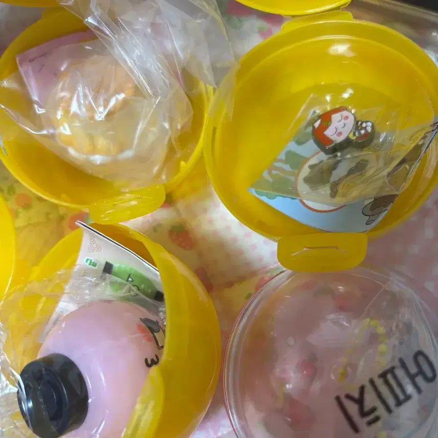 [BUNJANG] Kakao Friends Apeach Gacha Figure Set (4 Types) / 어피치 가챠 네종 일괄 판매합니다.