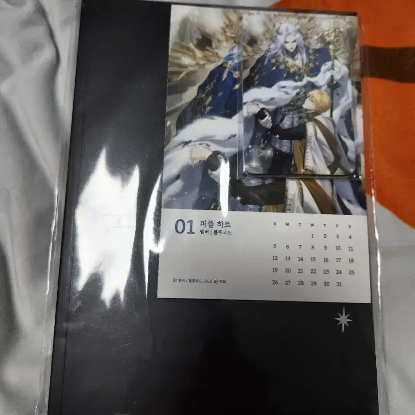 [BUNJANG] Purple Heart 2025 Calendar Bundle Set / 퍼플 하트 망생종 캘린더 블루코드 알라딘 2025