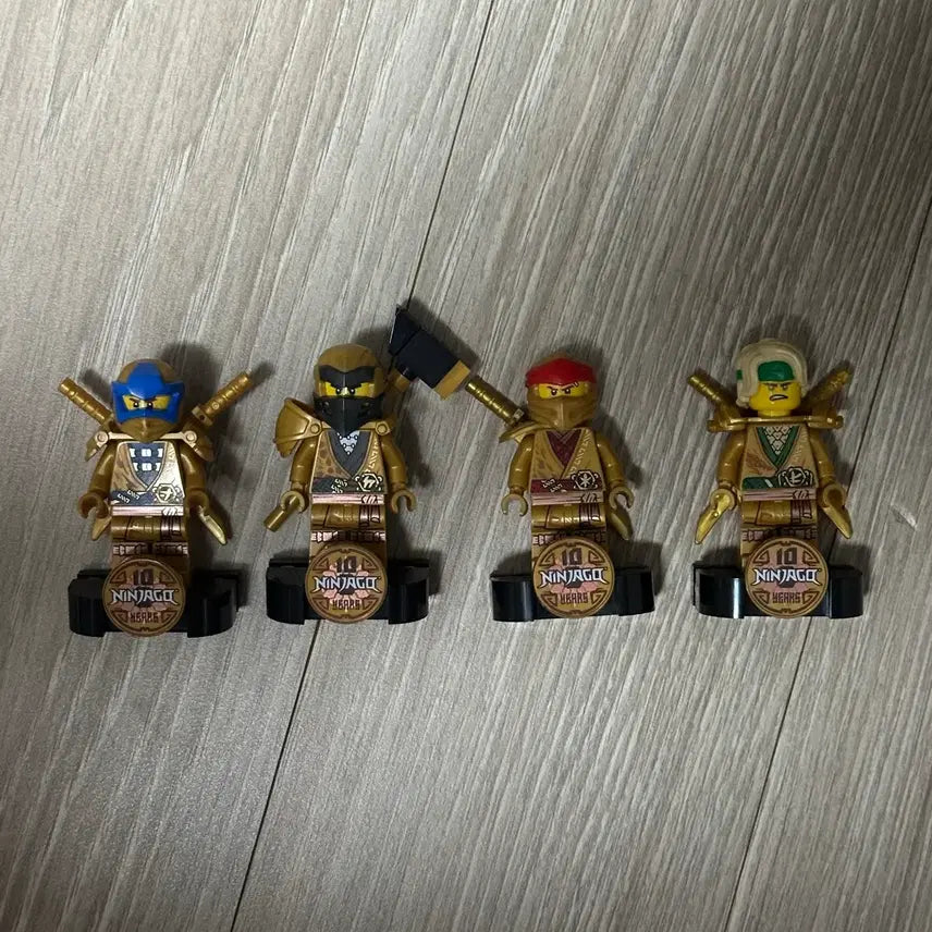 [BUNJANG] LEGO Ninjago 10th Anniversary Minifigure 4-Figure Bundle Set / 레고 닌자고 10주년 기념미피 4종 일괄