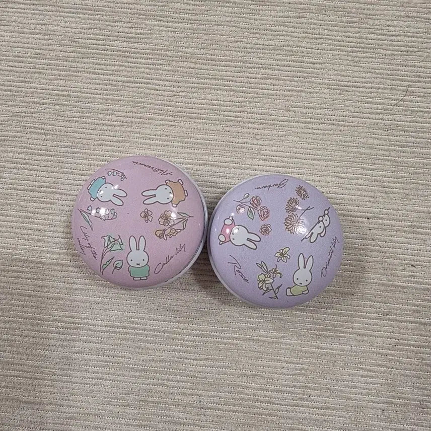 [BUNJANG] Miffy Flower Miffy Mini Tin Case Set / 미피 플라워미피 초소형 틴케이스