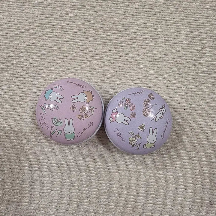 [BUNJANG] Miffy Flower Miffy Mini Tin Case Set / 미피 플라워미피 초소형 틴케이스