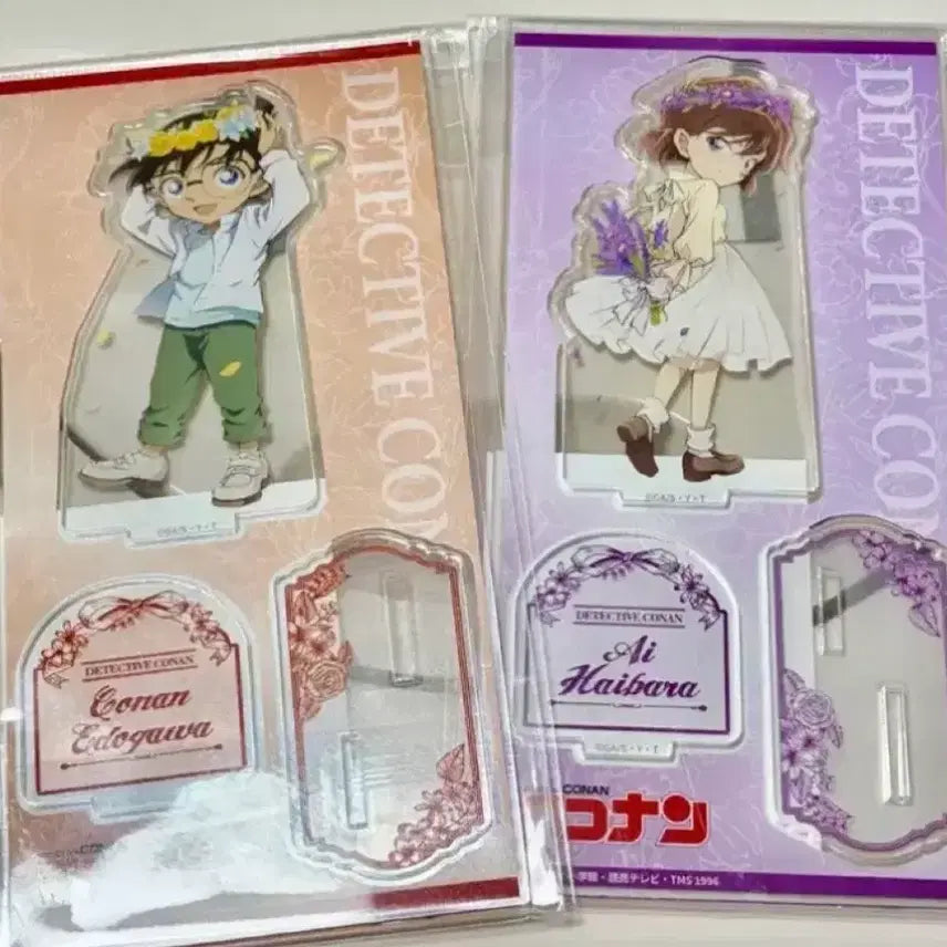 [BUNJANG] Detective Conan Conan Haibara "Kwan" Acrylic Stand Set (Sealed) / 명탐정 코난 코난 하이바라 화관 아크릴 스탠드 미개봉 일괄