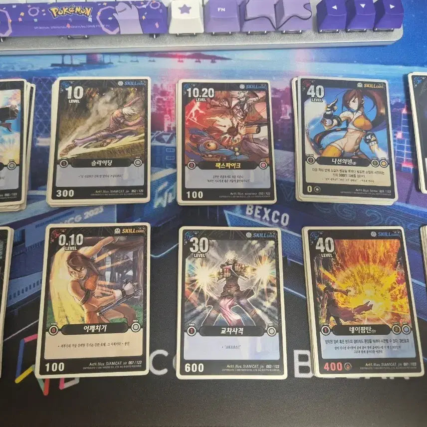 [BUNJANG] Dungeon &amp; Fighter TCG Card Bundle (Approx. 110 Cards) / 던전앤파이터 카드 (TCG) 약110장