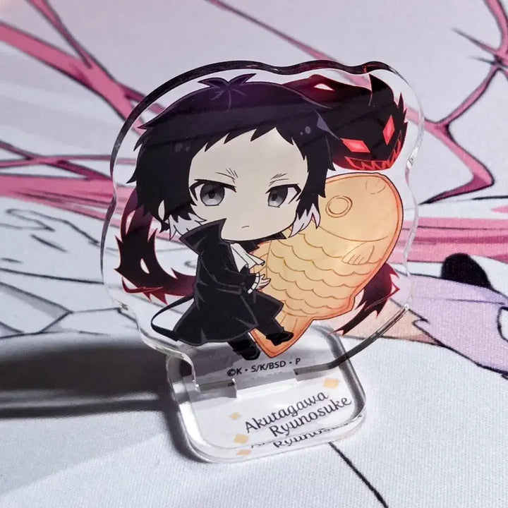 [BUNJANG] Bungo Stray Dogs Akutagawa Fish-Shaped Acrylic Stand / 문스독 아쿠타가와 붕어빵 아크릴 스탠드