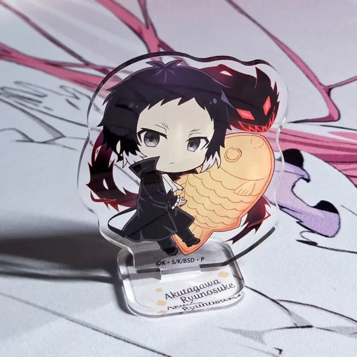 [BUNJANG] Bungo Stray Dogs Akutagawa Fish-Shaped Acrylic Stand / 문스독 아쿠타가와 붕어빵 아크릴 스탠드
