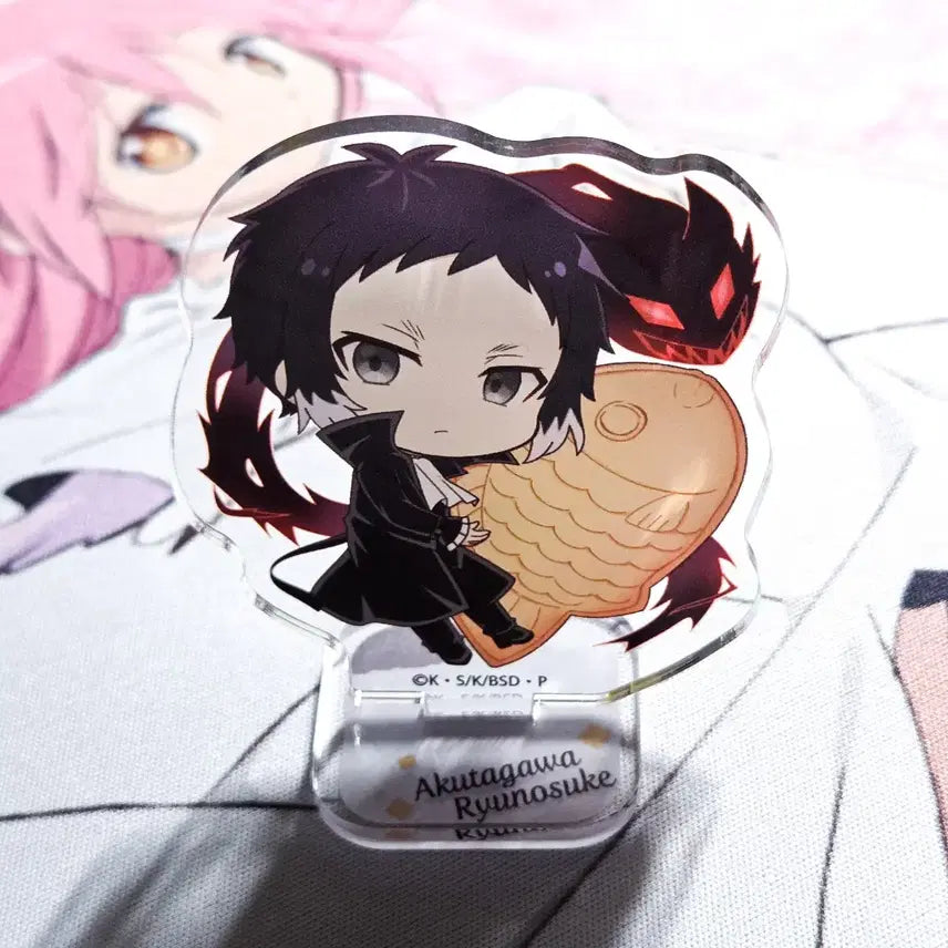 [BUNJANG] Bungo Stray Dogs Akutagawa Fish-Shaped Acrylic Stand / 문스독 아쿠타가와 붕어빵 아크릴 스탠드