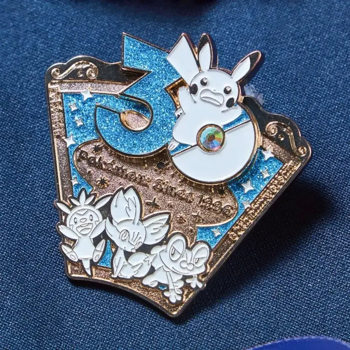 [BUNJANG] Pokemon 30th Anniversary Badge August / 포켓몬 30주년 뱃지 8월 미개봉