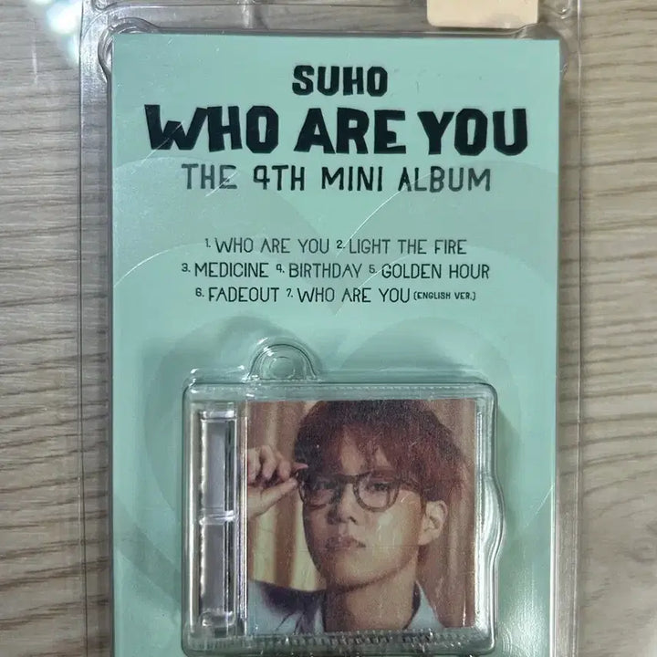 [BUNJANG] EXO SUHO WHO ARE YOU Album Minini Keyring / 엑소 수호 who are you 스미니