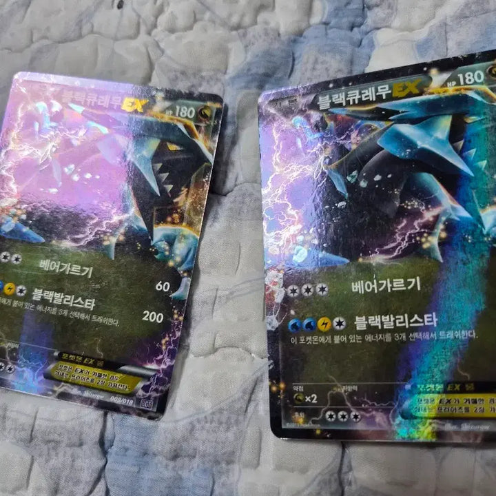 [BUNJANG] Various Pokemon EX Cards (Black Kyurem EX, Reshiram EX, Charizard EX) / 블랙큐레무 EX , 레시라무 ex, 리자몽ex 등